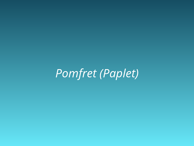 Pomfret (Paplet)